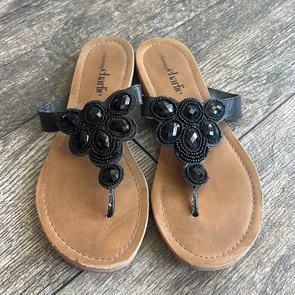 Charming Charlie black sandals